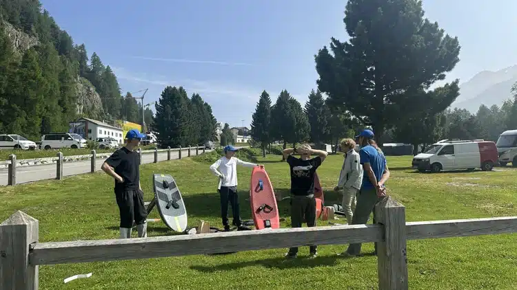 America One Racing Shines at Wingfoil World Cup in Silvaplana Debut