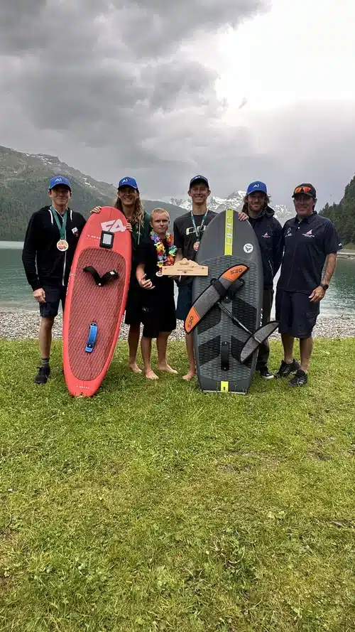 America One Racing Shines at Wingfoil World Cup in Silvaplana Debut