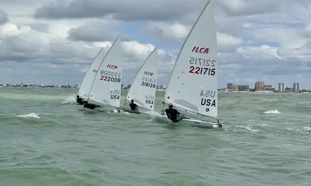 A1R ILCA 7 team putting in the hours at Florida Training Camps