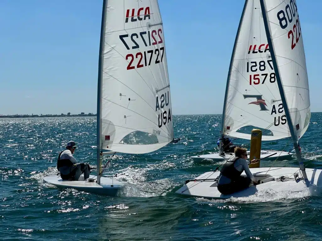 A1R ILCA 7 team putting in the hours at Florida Training Camps